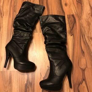 Black knee high boots!